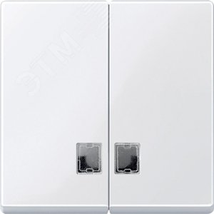 ДВОЙНАЯ КЛАВИША С ОКНАМИ ДЛЯ СИМВ. | MTN438525 | Schneider Electric - фото 2
