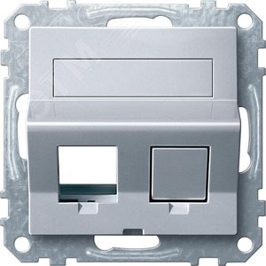Наклонная плата для Keystone RJ45 алюм | MTN4568-0460 | Schneider Electric - фото 4