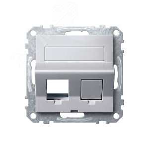 Наклонная плата для Keystone RJ45 алюм | MTN4568-0460 | Schneider Electric - фото 7