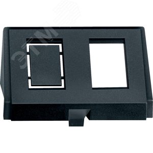 ВСТАВКА ДЛЯ ДЖЕКОВ RJ Х2, ЧЕРНЫЙ | MTN464398 | Schneider Electric - фото 4