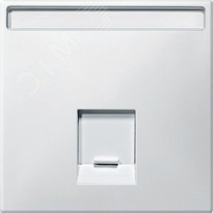 Центральная плата для розетки 1 пост белая (MTN466419) - Schneider Electric
