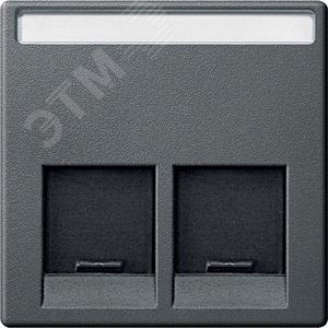 Центральная плата для розетки антрацит (MTN466514) 3