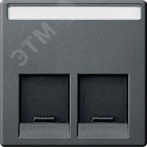 Центральная плата для розетки антрацит (MTN466514) 4