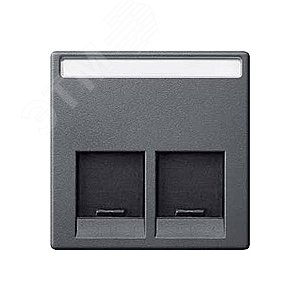 Центральная плата для розетки антрацит (MTN466514) 9