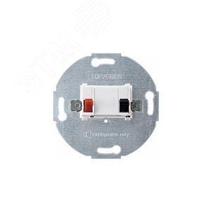 Механизм розетки для громкоговорителя белый (MTN466919) - фото 5