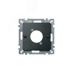 Центральная плата для розетки с разъемом XLR антрацит 6