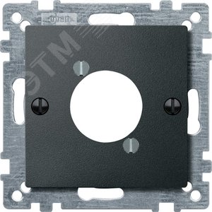 Центральная плата для розетки с разъемом XLR антрацит 2
