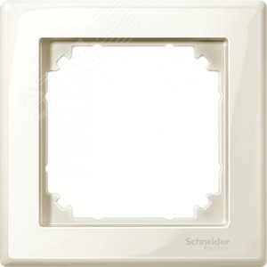 Рамка 1 пост бежевая