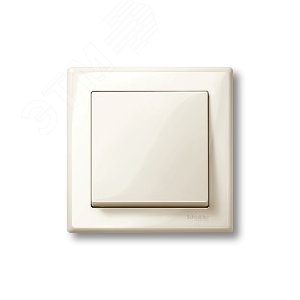 Рамка 1 пост бежевая 7