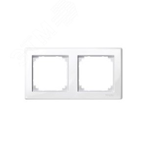 M-Smart Рамка 2 поста белая (MTN478219) 7
