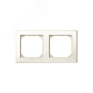 Рамка 2 поста бежевый (MTN478244) 5