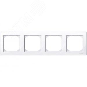 M-SMART МОНТАДНАЯ РАМКА 4 ПОСТА,АКТИВНО БЕЛЫЙ | MTN478425 | Schneider Electric 2
