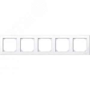 M-SMART МОНТАЖНАЯ РАМКА 5 ПОСТОВ,АКТИВНО БЕЛЫЙ | MTN478525 | Schneider Electric 2