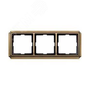РАМКА Х3, АНТИЧНАЯ ЛАТУНЬ | MTN483343 | Schneider Electric - фото 5
