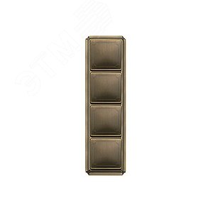 РАМКА Х4, АНТИЧНАЯ ЛАТУНЬ | MTN483443 | Schneider Electric - фото 5