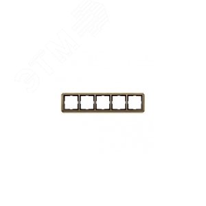 РАМКА Х5, АНТИЧНАЯ ЛАТУНЬ | MTN483543 | Schneider Electric - фото 4
