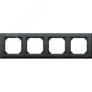 РАМКА Х4, АНТРАЦИТ | MTN486414 | Schneider Electric - фото 4