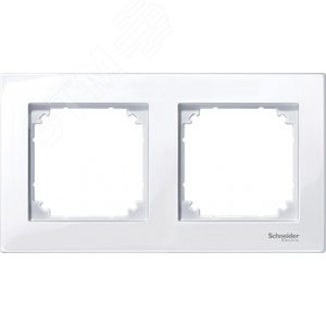 Рамка 2 поста M-PLAN белый 2