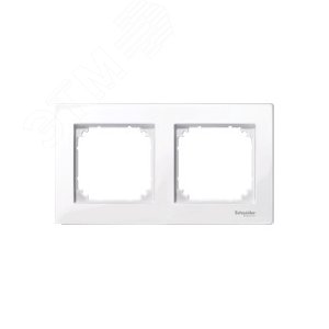 Рамка 2 поста M-PLAN белый 6