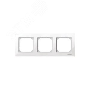 РАМКА M-PLAN 3-МЕСТНАЯ БЕЛ | MTN515319 | Schneider Electric - фото 5