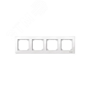 РАМКА M-PLAN 4-МЕСТНАЯ БЕЛ | MTN515419 | Schneider Electric - фото 5