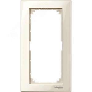 РАМ.2-МЕСТНАЯ M-PLAN БЕЗ ПЕРЕГОР.БЕЖЕВЫЙ | MTN515844 | Schneider Electric - фото 2