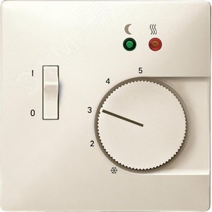 Sys D Накладка терморегулятора с выключателем бежевый (MTN537544) - фото 3