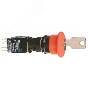 ТРИГГЕР АВАРИЙНОГО ОСТАНОВА 16ММ С КЛЮЧЕМ | XB6AS9349B | Schneider Electric - фото 2