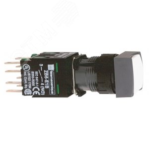 КНОПКА 16ММ БЕЛАЯ XB6CA11B | XB6CA11B | Schneider Electric 3