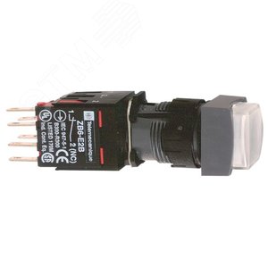 КНОПКА 16ММ 12-24В БЕЛАЯ С ПОДСВЕТКОЙ XB6CE1B5B | XB6CE1B5B | Schneider Electric - фото 4