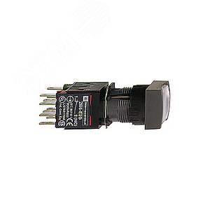 КНОПКА 16ММ 12-24В БЕЛАЯ КВ. С ПОДСВ. XB6CW1B1B | XB6CW1B1B | Schneider Electric 6