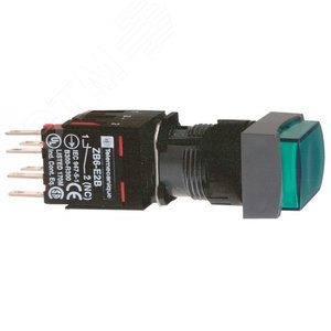 КНОПКА 16ММ 12-24В ЗЕЛЕНАЯ С ПОДСВ. КВ. XB6DE3B5B | XB6DE3B5B | Schneider Electric 3