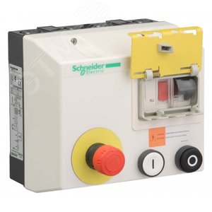 Пускатель магнитный 12А ~380В IP65 кнопки пуск/стоп 9-14А GV2-ME16 LG7D - фото 2