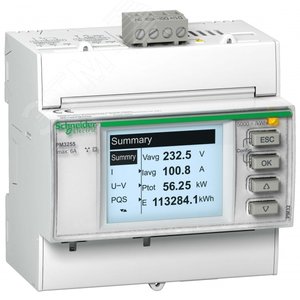 Измеритель мощности PM3250, с портом RS-485, до 15-й гармоники (METSEPM3250RU) - Schneider Electric