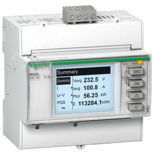 Измеритель мощности PM3250, с портом RS-485, до 15-й гармоники (METSEPM3250RU) - фото 3