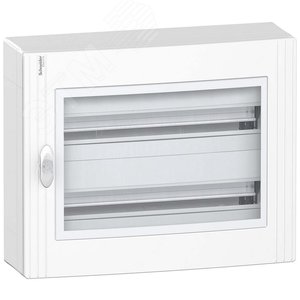 Щит распределительный навесной ЩРн-48 IP40, 24 модуля, пластиковый, прозрачная дверь, белый (PRA29224) 5