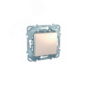 Unica Бежевый Выключатель 1-клавишный кнопочный | MGU5.206.25ZD | Schneider Electric - фото 5