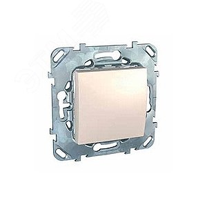 Unica Бежевый Выключатель 1-клавишный кнопочный | MGU5.206.25ZD | Schneider Electric - фото 7