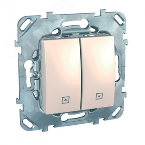 Unica Бежевый Кнопка жалюзийная | MGU5.207.25ZD | Schneider Electric - фото 3