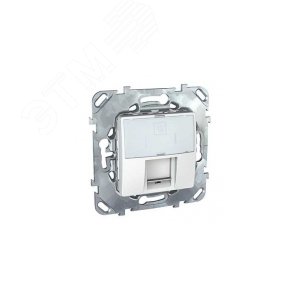 Unica Белый Розетка комп(RJ45) 1-ая кат.6 с полем для надписи | MGU5.425.18ZD | Schneider Electric - фото 6