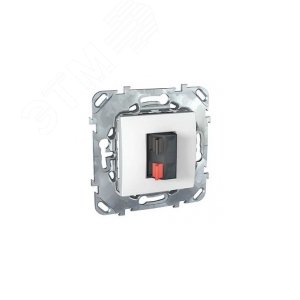 UNICA Розетка аудио в рамку белая (MGU5.486.18ZD) - фото 4