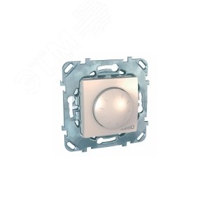 Unica Бежевый Светорегулятор поворотный 40-1000W для л/н и г/л с намот. трансформатором | MGU5.512.25ZD | Schneider Electric - фото 6