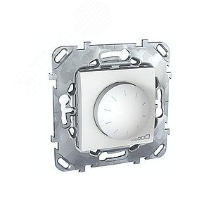 Unica Белый Светорегулятор поворотный 40-400W для л/н и г/л с обмот. трансформатором, перекл | MGU5.511.18ZD | Schneider Electric - фото 6