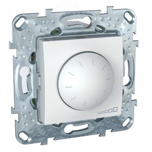 Unica Белый Светорегулятор поворотный 40-1000W для л/н и г/л с намот. тр-м | MGU5.512.18ZD | Schneider Electric - фото 2