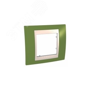 Unica Хамелеон Фисташковый/Бежевый Рамка 1-ая | MGU6.002.566 | Schneider Electric - фото 5