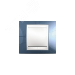 Unica Хамелеон Голубой лед/Белый Рамка 1-ая | MGU6.002.854 | Schneider Electric - фото 5