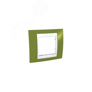 Unica Хамелеон Фисташковый/Белый Рамка 1-ая | MGU6.002.866 | Schneider Electric - фото 4