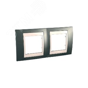 Unica Хамелеон Шампань/Бежевый Рамка 2-ая горизонтальная | MGU6.004.524 | Schneider Electric - фото 5