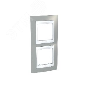 Unica Хамелеон Серый/Белый Рамка 2-ая вертикальная | MGU6.004V.865 | Schneider Electric - фото 7
