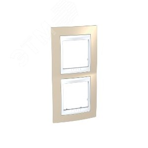 Unica Хамелеон Песчаный/Белый Рамка 2-ая вертикальная | MGU6.004V.867 | Schneider Electric - фото 7